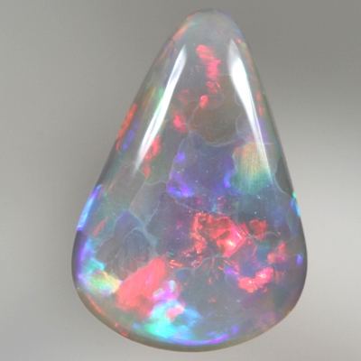 SOLID SEMI BLACK OPAL Bright fire. RARE Jigsaw pattern